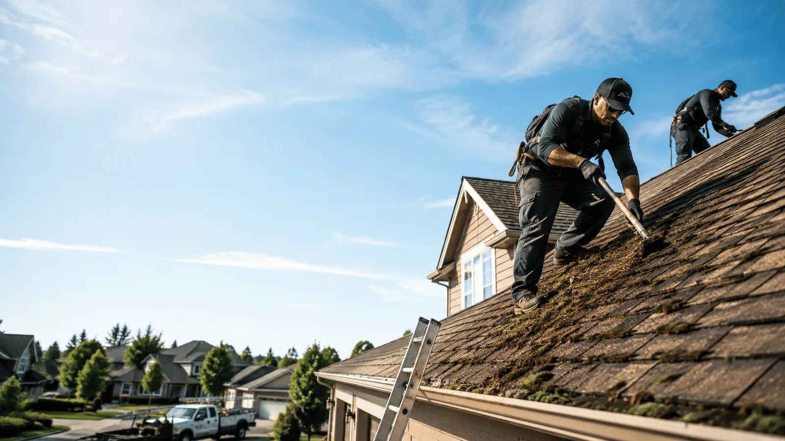 Roof Moss Removal in Augusta, IL near me
